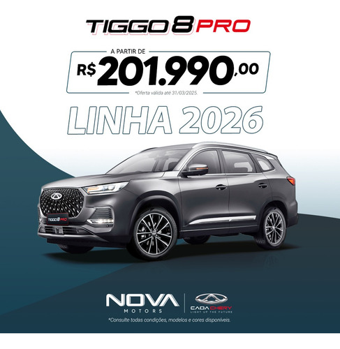 Chery Tiggo 8 1.6 Pro Tgdi Aut. 5P