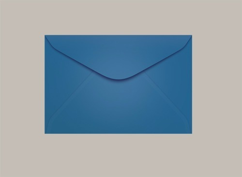 Envelope Visita 7x10 Cm Marfim Scrity 100 Unidades Cor Azul Grecia