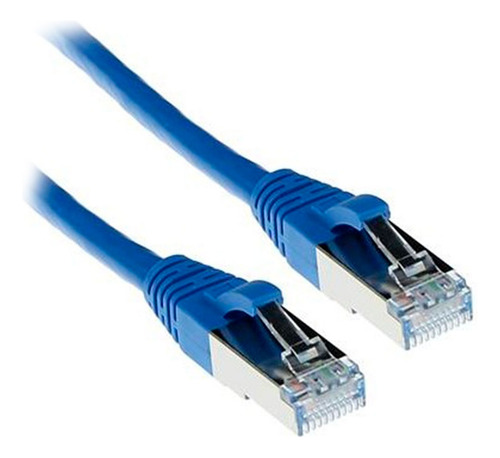 Satra 0103090304 Patch Cord S/ftp Cat6a Lszh Azul 3 Metros