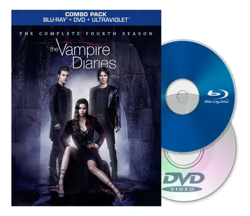 Blu Ray - Diário De Um Vampiro - Quarta Temporada - Lacrado