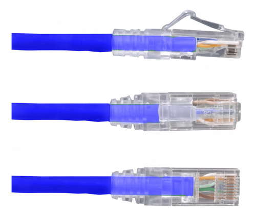 Furukawa 2mt Cat6 Azul U/utp Lszh Cable Patch Rj45 Gigalan 3