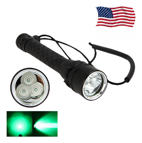 Linterna Impermeable Led Para Buceo 9000lm Cree Xpe 3t6