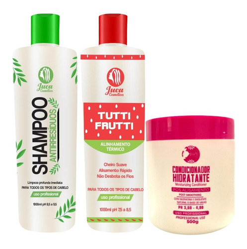 Kit Selagem Tutti Frutti 1l +mascara Pós Alisamento 500g