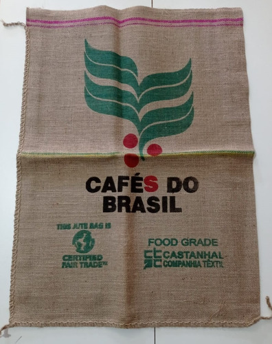 Kit 5 Sacos De Estopa Juta Original Café Do Brasil