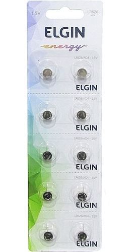 Bateria Elgin Lr626 Ag4 1.5v Com 30 Unidades