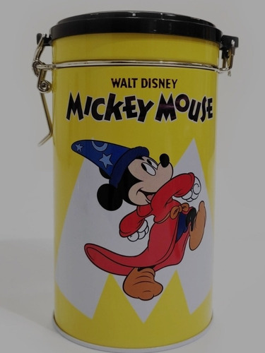 Contenedor-canister Metalico Mickey 90años Original 16x9cm