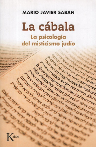 Libro La Cabala. La Psicologia Del Misticismo Judio - Saban,