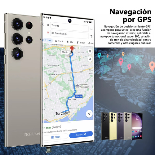 Android Celulares 4g S24 Ultra 6.6 Pulgadas Barato Ram2gb Y Rom16gb