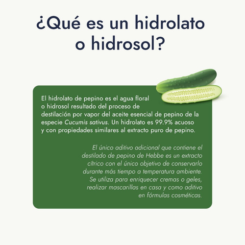 Imagen 6 de 9 de Tónico Facial Agua De Pepino 100% Natural 1 L