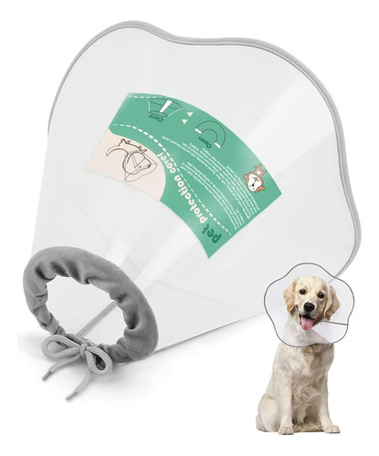 Supet Dog Cone Collar De Recuperación De Mascotas Ajustable 