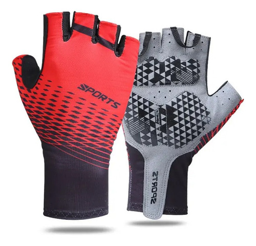 Guantes Bicicleta Ruta Mtb Licra Comodo Bmx Sport Gel Corto 