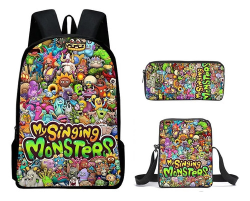 Mochila Amazon Stray Kids Rodeando A Estudiantes De Gran Cap Color F Diseño de la tela Backpack