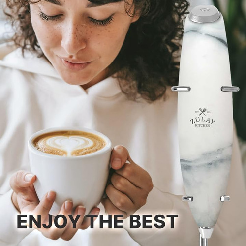 Batidor Portátil Milk Frother Zulay Kitchen Tornado Con Sopo