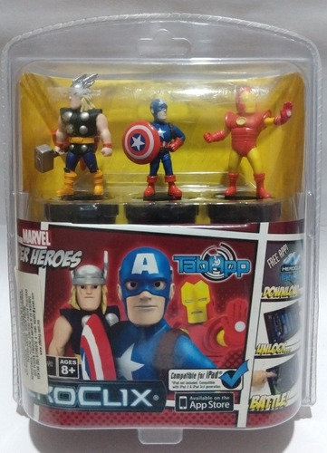 Marvel Super Heroes Thor Ironman Cap America Heroclix Tabapp