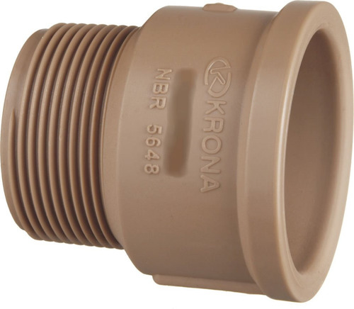 02 Unid Adaptador Pvc Cola Curto De 110mm 4 Polegada Krona