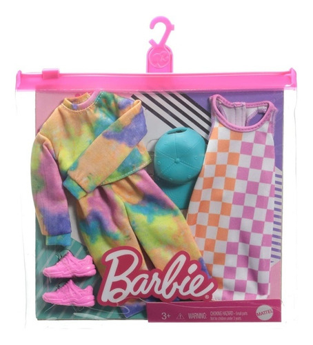 Imagem 2 de 2 de Roupa Da Barbie Conjunto Tie-dye E Vestido Ms