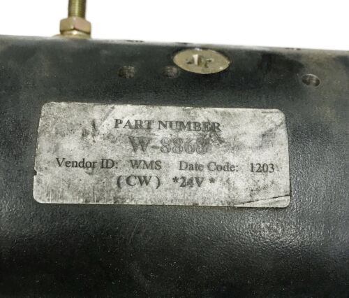 Wms 24v Motor Assembly W-8868 Nos Qjj