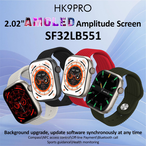 Para Hk9 Pro Smart Watch Agrupación De Mensajes Para