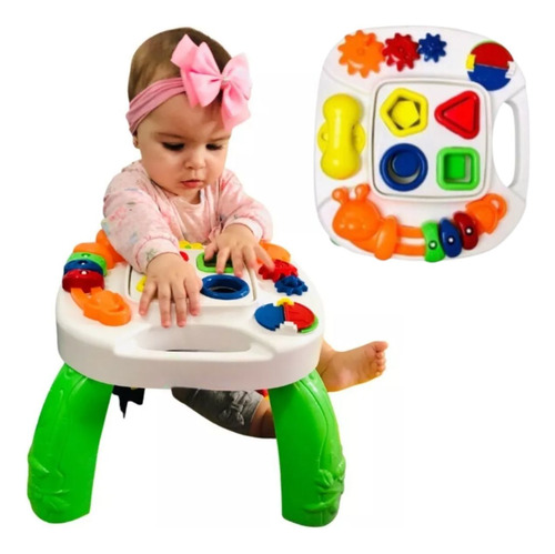 Brinquedo Bebê Infantil Mesa Didática Menino Menina 1 Ano