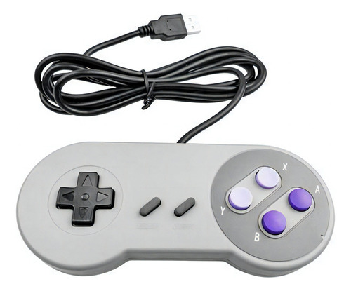 Controle Super Nintendo Usb Pc Snes Joystick