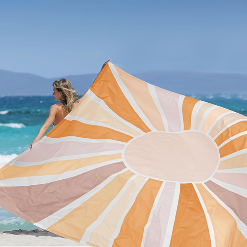 Manta De Playa Impermeable A Prueba De Arena, 10 X 9 Pies, E