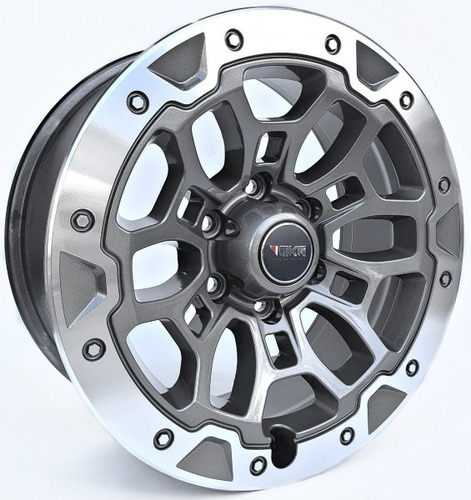 Rodas Aro 20 6x139 Hilux Sw4 Off Road M23 / Jogo 4 Cor Grafite Diamantado