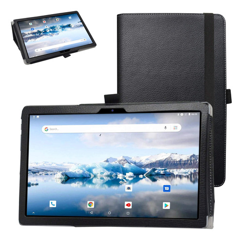 Funda Para Teclast M40 10.1  Piel Sintetica Soporte Plegable