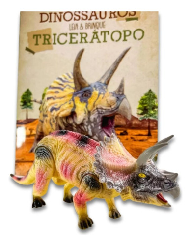 Livro Leia E Brinque Com Dinossauro Articulado Infantil Vários Modelos - Mundo Dos Dinossauros - Desenvolvimento Lúdico Montessori - Todolivro