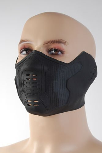 Máscara De Látex Cosplay Do Soldado Invernal .