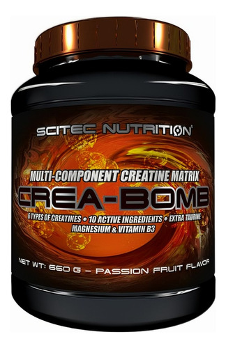 Creatina Scitec Crea-bomb 660 Grs.