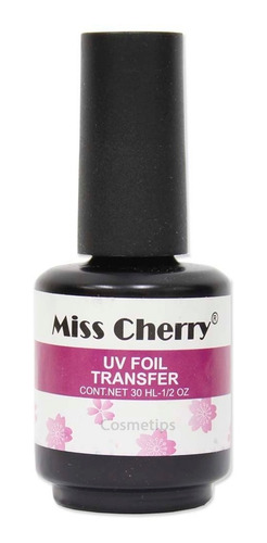 Pegamento Uv Para Papel Foil, Uñas, Diseños  Miss Cherry