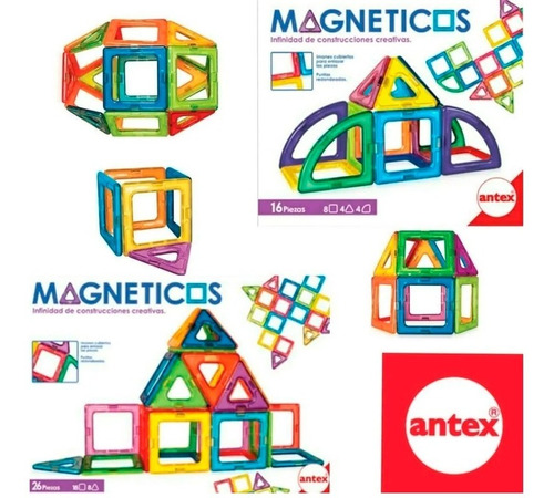 Magneticos 16 Piezas Plasticas Con Iman Antex En Cadia