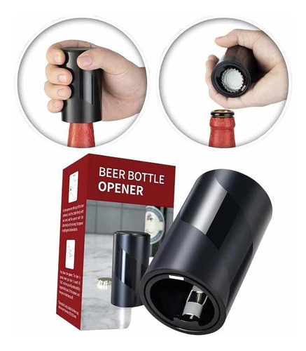 Destapador Cerveza Automático Pack X3 Abridor Botella Magnet