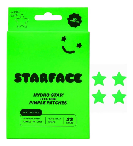 Starface Hydro-star+tea Tree Pimple Patches Verdes 32parches