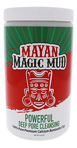 Barro Mágico Maya: Limpieza Profunda De Poros - 2 Lbs - Masc
