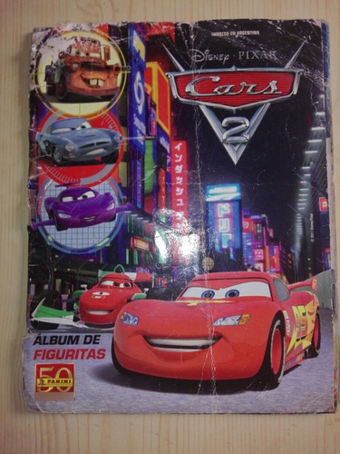 Album De Figuritas Cars 2 Con 68 Pegadas.