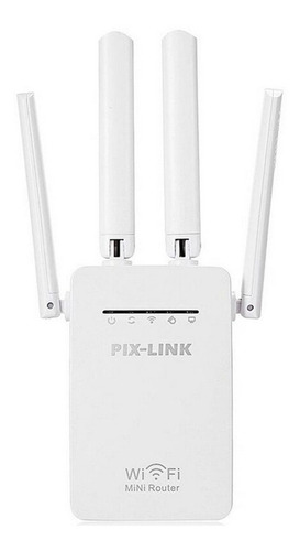 Repetidor Señal De 4 Antena Wifi Pix-link Inalámbrico