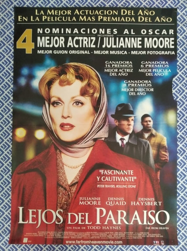 Afiche Original - Far From Heaven Lejos Del Paraiso - Haynes