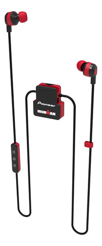 Audífono Pioneer Deportivo Bluetooth Ironman Se-im5bt Rojo