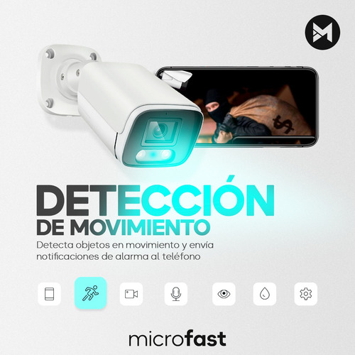 Cámara Wifi Ip Full Hd 1080p Sinovision Exterior Audio Mic