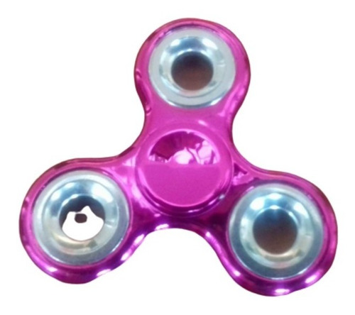 Spinner Fidget Aluminio Colores Metalicos Juguete Antiestres