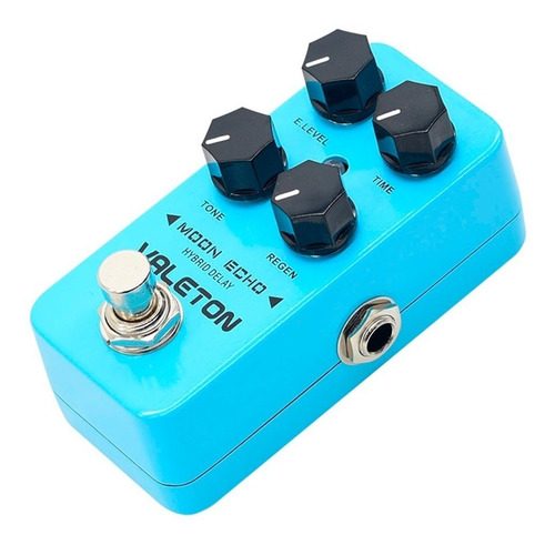 Imagen 5 de 7 de Pedal de efecto Valeton Coral Moon Echo Hybrid Delay CDL-1 celeste