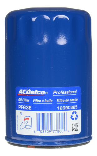 Filtro De Aceite    Gmc Acadia 3.6l V6 11-16