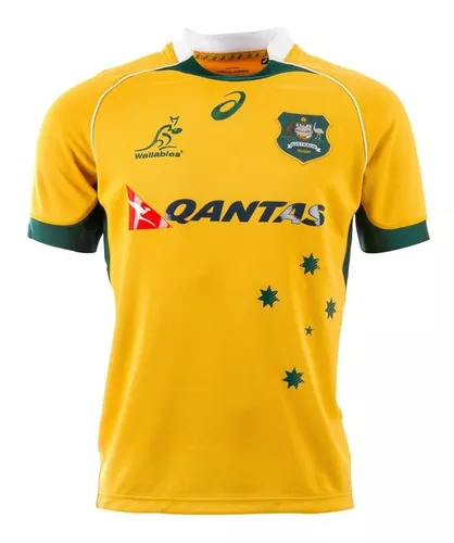 Camiseta Rugby Australia Asics Oficial Wallabies Importada
