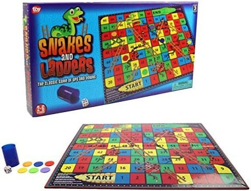 Imagen 7 de 7 de Juego De Mesa Serpientes Y Escaleras