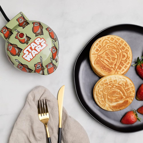 Uncanny Brands Star Wars Mini Ewok Waffle Maker - Star Wars 