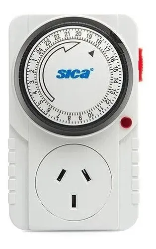 Temporizador Timer Reloj Programable Mecanico Enchufable 10a