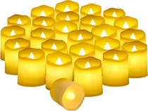 Comprar Velas Led Pilas,paquete 24 Velas De Té Led Sin Llamas,velas