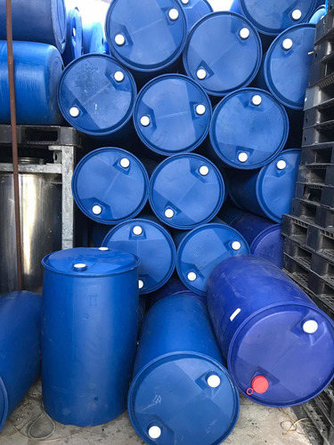 Tacho Tambor 200 Litros Plástico Sellado Con Dos Tapitas