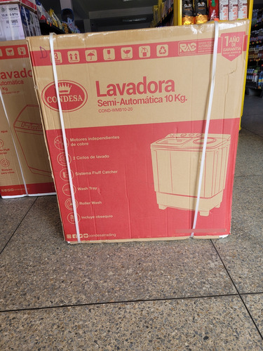 Lavadora Condesa Semi-automática 10 Kg 